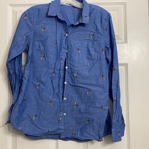 Button down collared shirt